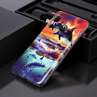 A Чехол для телефона huawei P30 P20 Honor 10 Lite P30 Pro милый ободок с ушками кошки, тигра мягкий TPU для huawei Y5 Y6 Pro Y7 P Smart Z Cover - Color: A