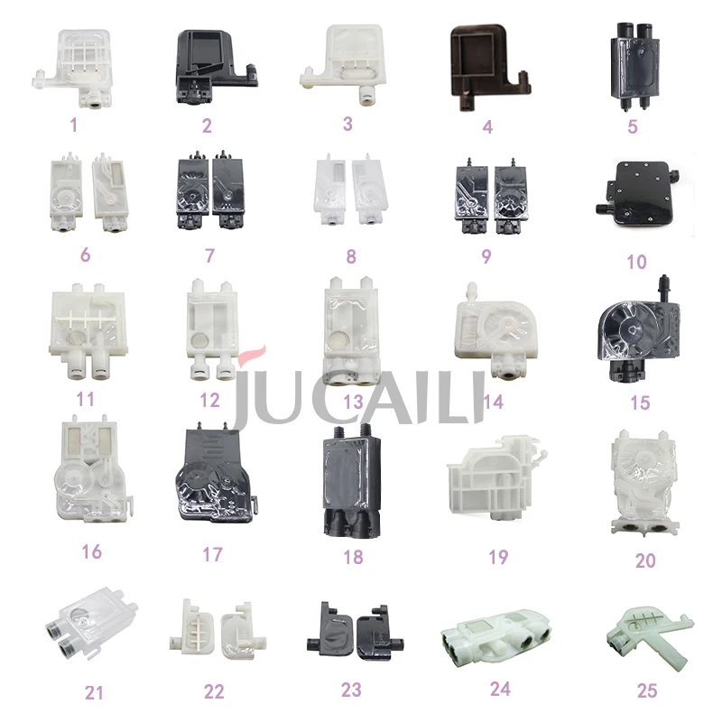 Jucaili 10 шт. различные принтер чернил демпфер для Epson xp600/dx5/dx7/5113/TX800/mimaki jv33/Seiko/большой
