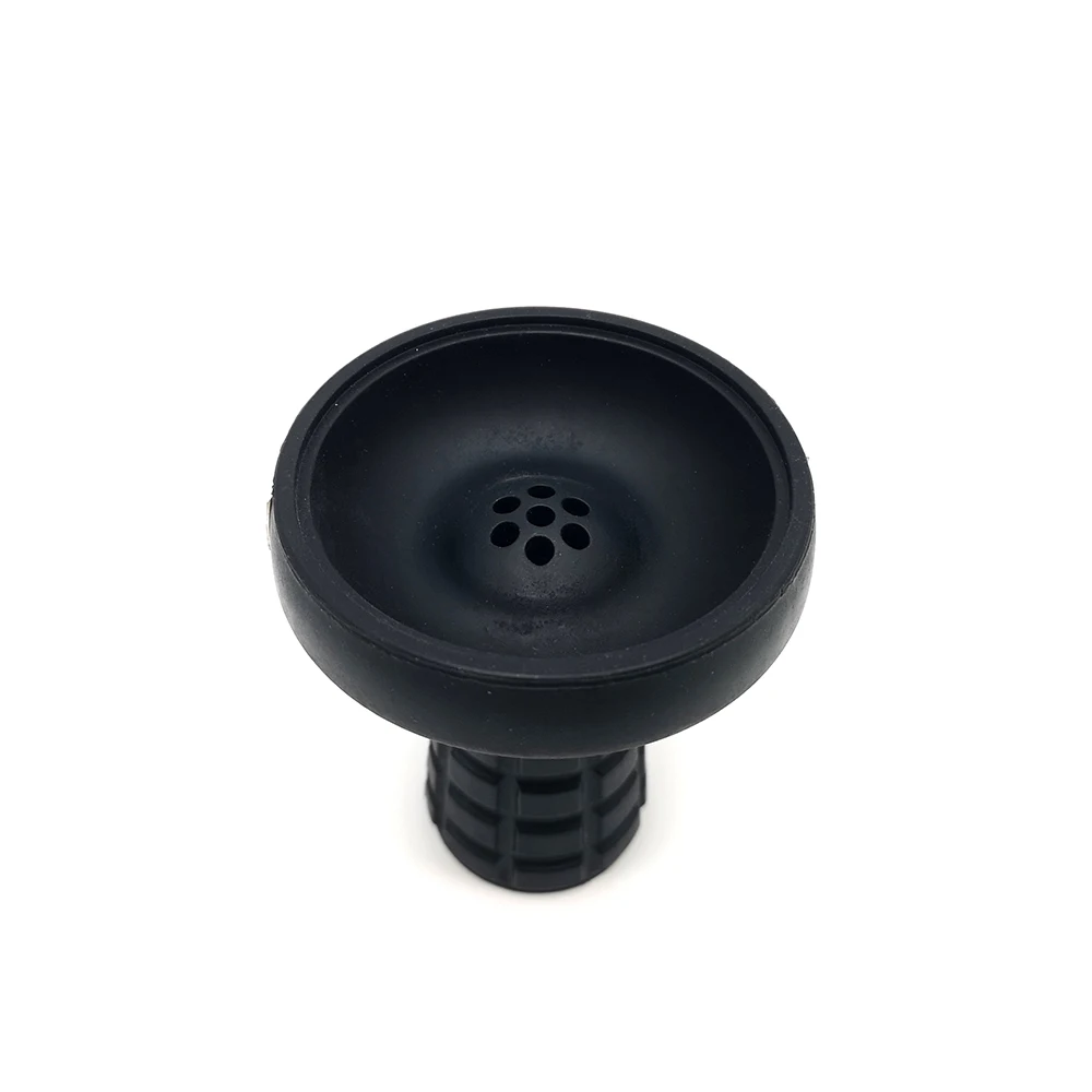 LOMINT 7 Holes Silicone Hookah Bowls Shisha Accessories Black Blue Red Purple Green Yellow LM-B114 2