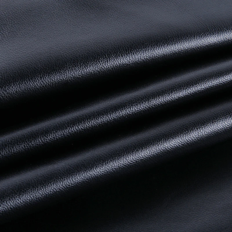 InstaHot Платье из искусственной кожи на молнии с длинным рукавом, элегантное женское платье, черное с поясом, женское осеннее платье