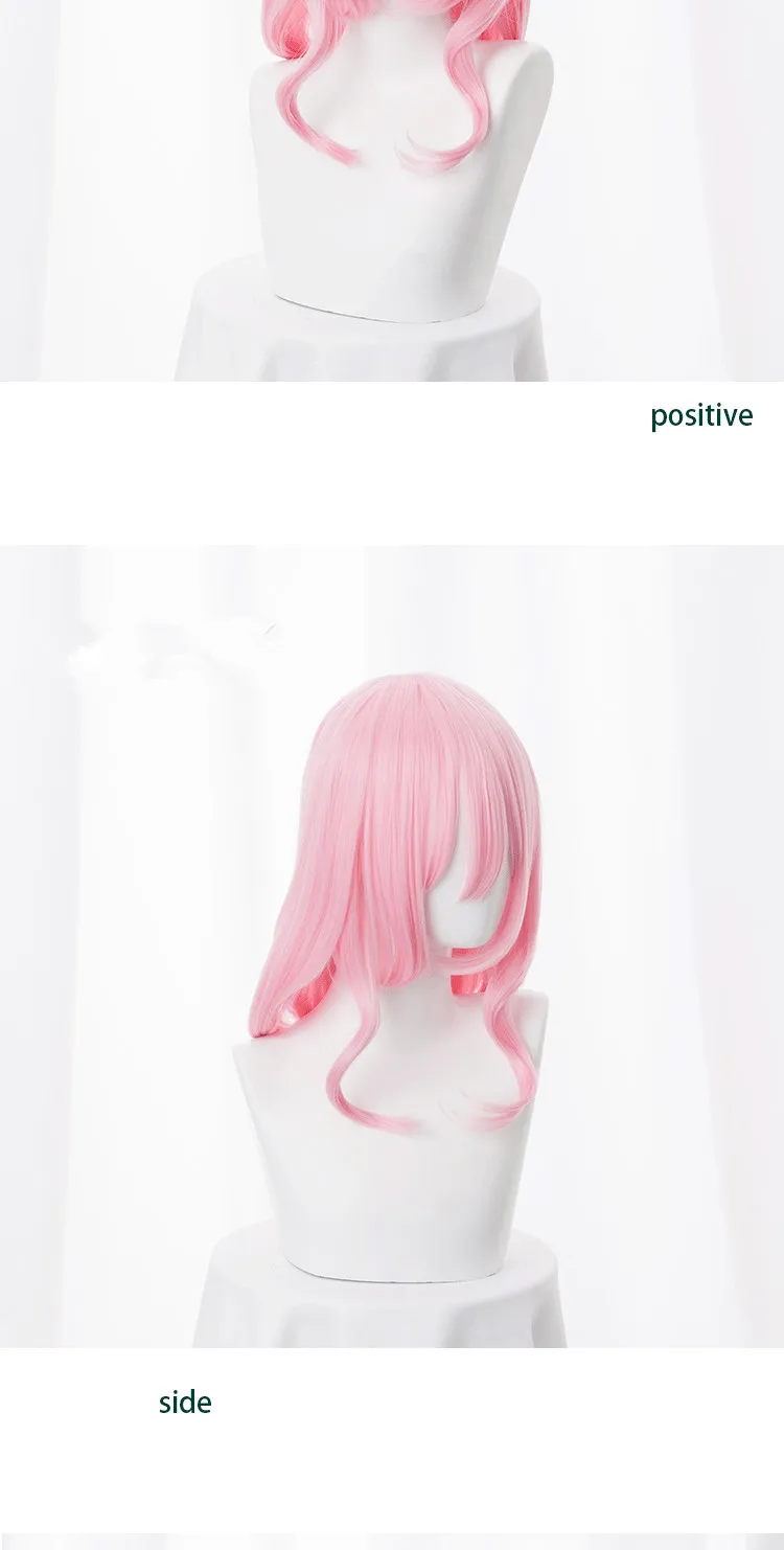 Morematch Shuna cosplay Wig Tensei Shitara Slime Datta Ken розовый длинный прямой взрослый Синтетический волос Хэллоуин аниме