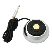 Новейший Профессиональный Серебряный 360 градусов, нержавеющая сталь ножной переключатель для тату