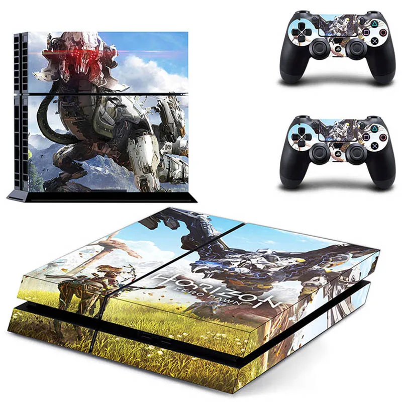 Наклейка s Horizon: Zero Dawn наклейка для PS4 PS 4 наклейка Play station 4 наклейка Pegatinas для консоли playstation 4 и 2 контроллера