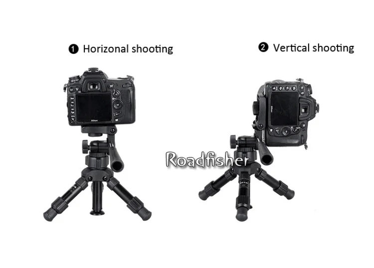 Roadfisher портативный мини настольный стол DSLR DV видеокамера штатив для фотографии держатель для телефона держатель мобильного телефона для Canon Nikon sony