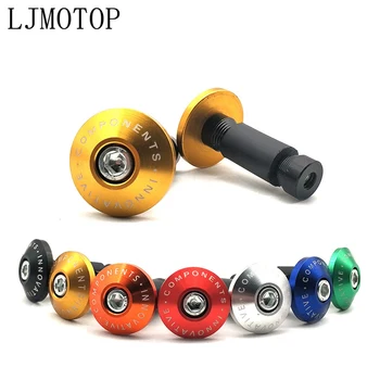 

For SUZUKI GSXR1000 GSXR600 GSXR750 SFV650 GLADIUS Universal Motorcycle Handle End Bar motocross Handlebar Grip Plug Cap