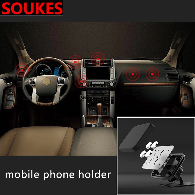 Магнитный для Ford ranger Mondeo Kuga Fiat 500 Abarth Nissan Ashqai Juke Jeep Wrangler JK автомобильный держатель телефона для лобового стекла