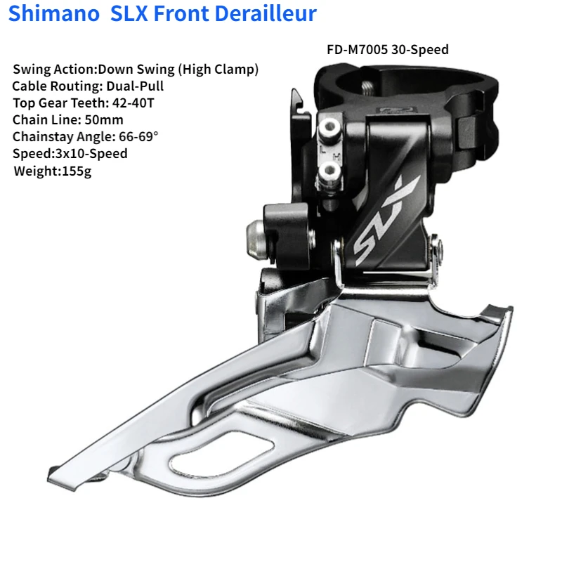 Shimano SLX передний переключатель FD M7005 H M7025 L M676 D M671 M660 E Высокая Низкая Двойной Вниз