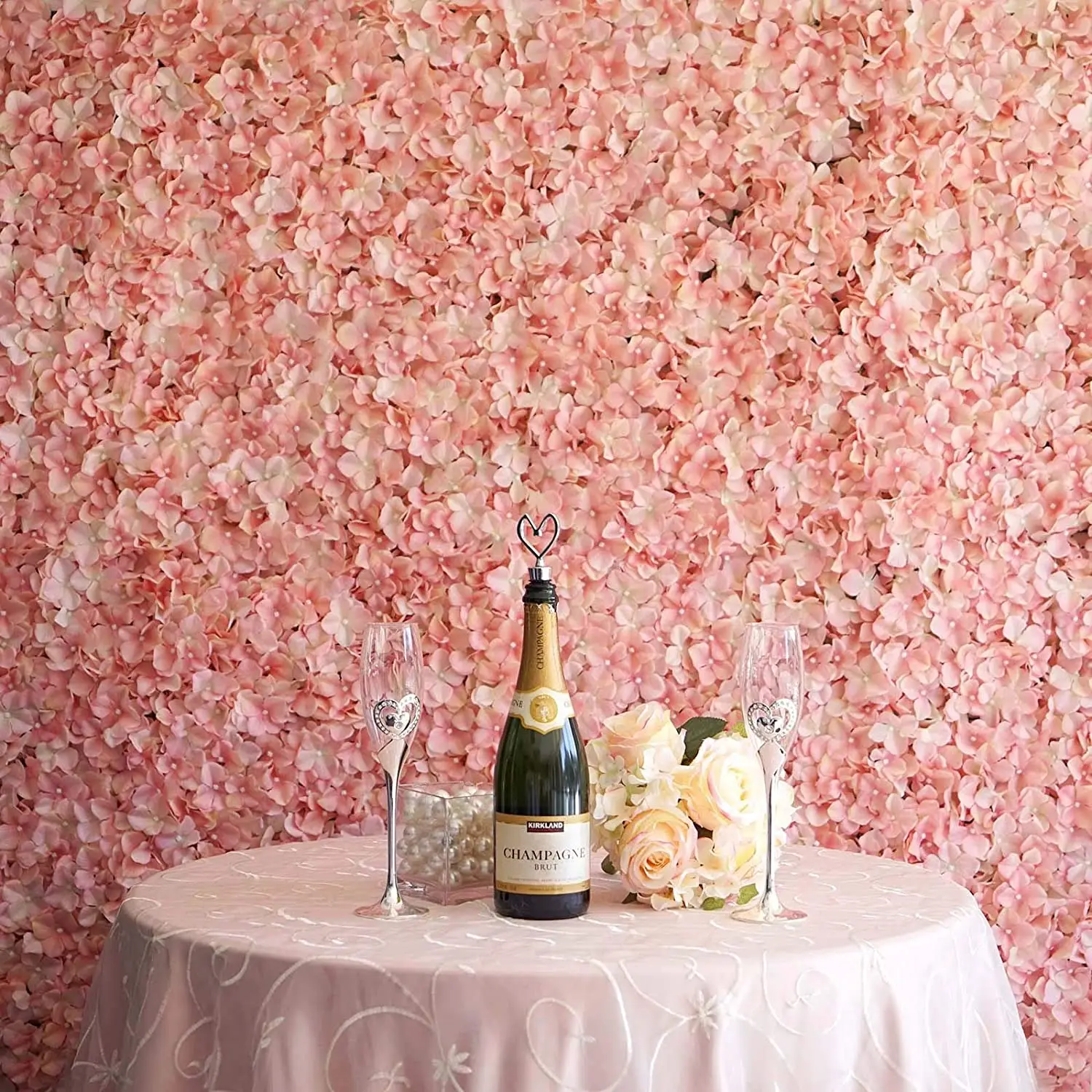 1pcs 40X 60CM Flower Wall Screen Artificial Flowers Romantic Floral Backdrop Wedding Decor Photography Background Home Decor