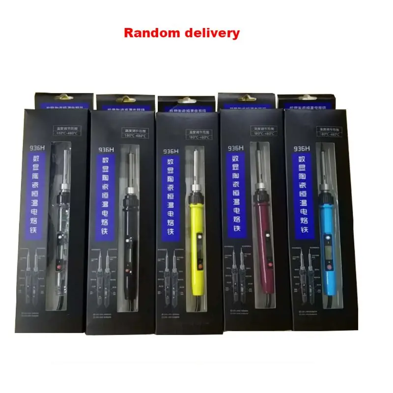 80 Вт Электрический Утюг Мини паяльная станция ЖК термометр с цифровым дисплеем