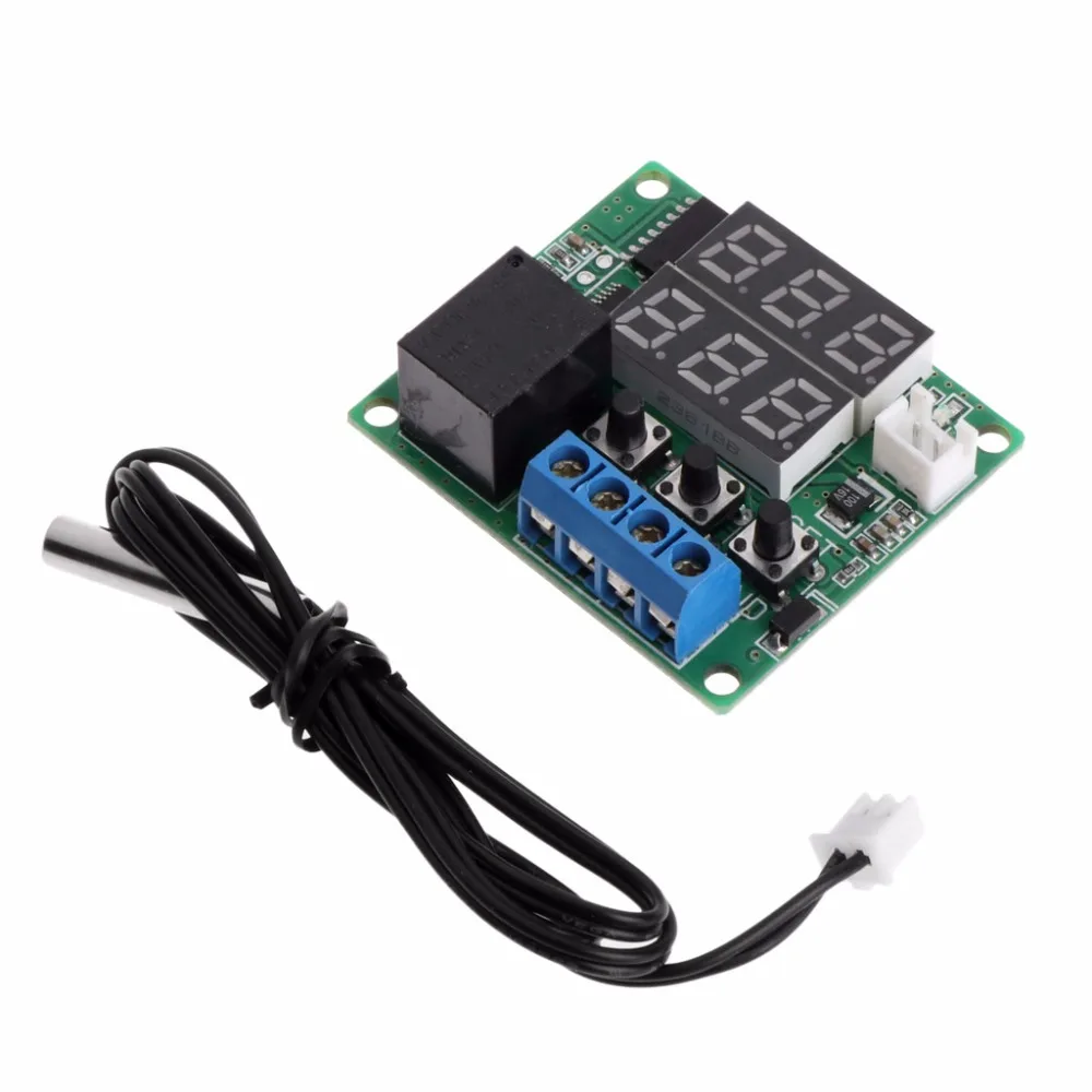W1209S DC 12V Мини-Термостат Регулятор-50-120 градусов Цельсия цифровой регулятор температуры