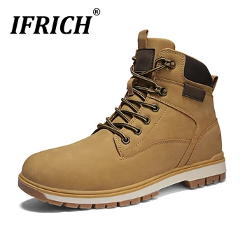 

2020 Spring/Autumn Men Army Combat Boots Low Top Tactical Boots Men Non-Slip Working Shoes For Mens Fashion Men Pu Leather Boots