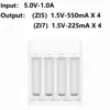 Bundle Sale 4Pcs/Lot Xiaomi ZMI ZI7 ZI5 AAA AA 700mAh 1800 mAh Rechargeable Ni-MH Battery Power Bank Battery Pack mihome H30 ► Photo 3/6