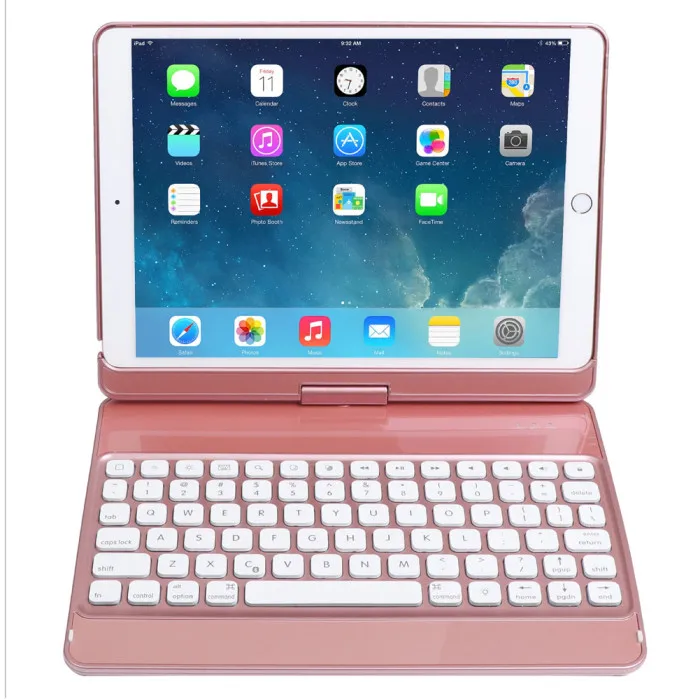 inteligente folio capa traseira com retroiluminado para ipad 10.2 nk-compras