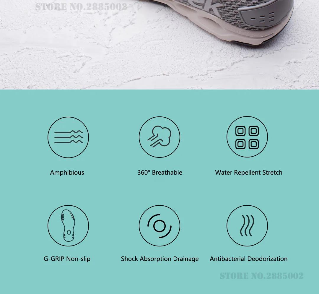 Xiaomi extreme/Уличная обувь; быстросохнущая обувь; нескользящий амортизирующий светильник; дышащая Повседневная Удобная прогулочная обувь для туризма