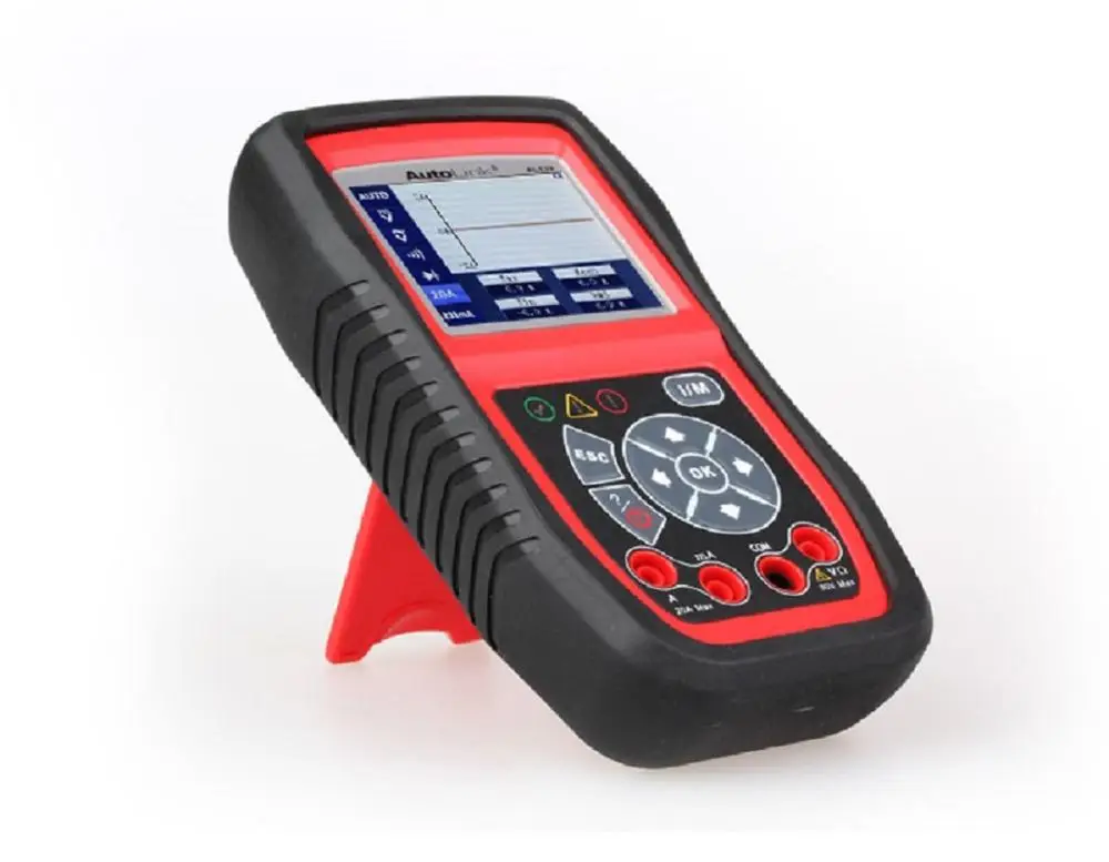 Autel AutoLink AL539 OBD2 сканер тестирование электрического напряжения 12 В батарея тестер