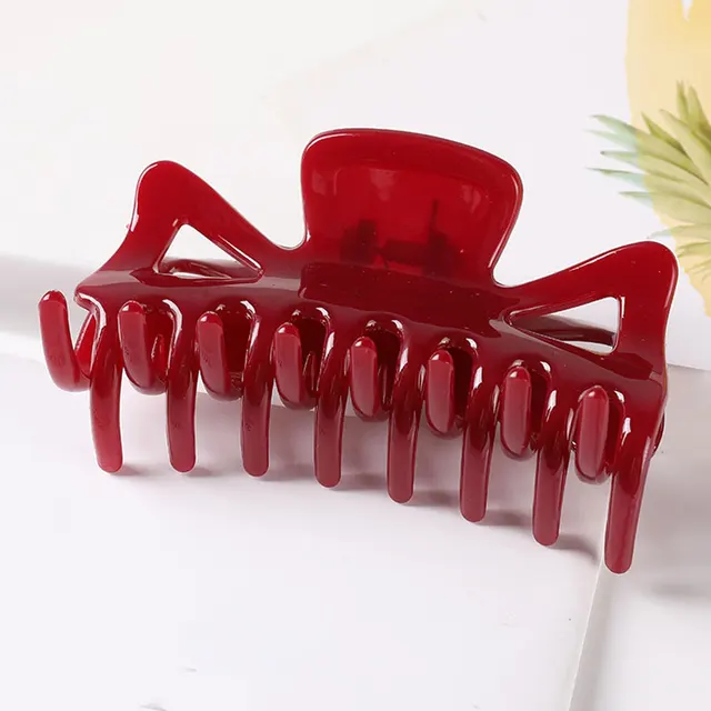 1PC Barrettes  Hair Claw For Women Acrylic Hairpins Hair Crab Claws Girls Make UP Washing Tool Accessories Women Hair Clips 2021 53