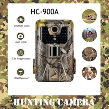 HC-900A наружная Водонепроницаемая HD камера слежения для охоты 16MP 0,3 секунд триггер камера наблюдения за дикой природой