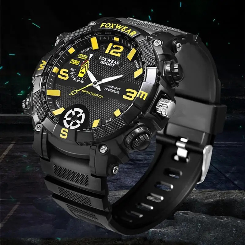 

Smart WIFI Sports Watch Outdoor Lighting Hiking LED Built In With Camera IPX7 Professional Waterproof HD Digital Wrist
