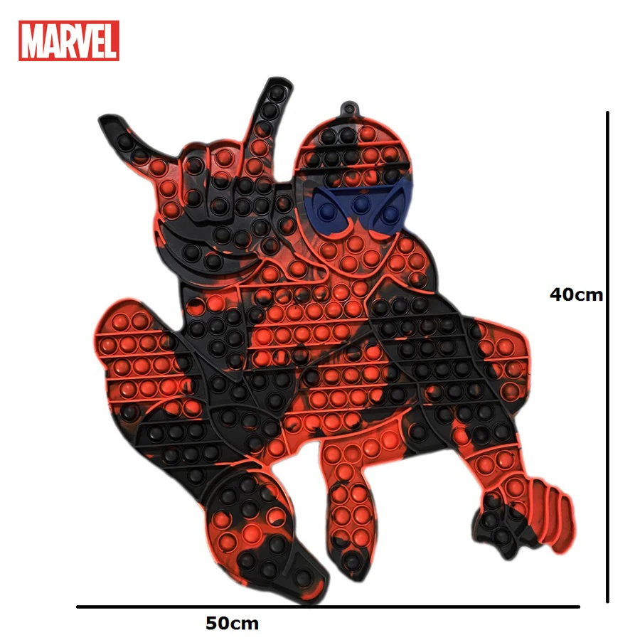 50cm Big Disney Spiderman Gigante Fidget Toys Kit Completo Marvel Push Bubble Sensory Relief Anti Stress Kawaii For Kids Adult | Игрушки и
