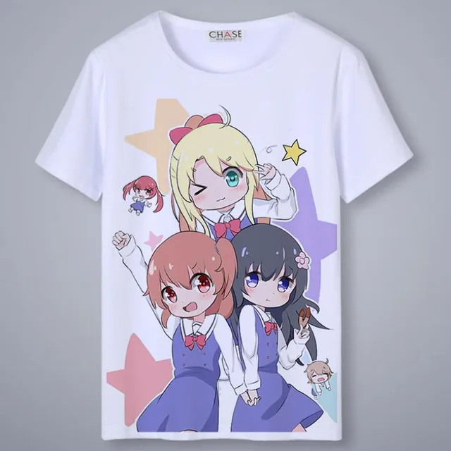 Unisex Anime Cos Watashi ni Tenshi ga Maiorita Hana Shirosaki Cotton Casual  Short T-Shirt Tee Tshirt - AliExpress