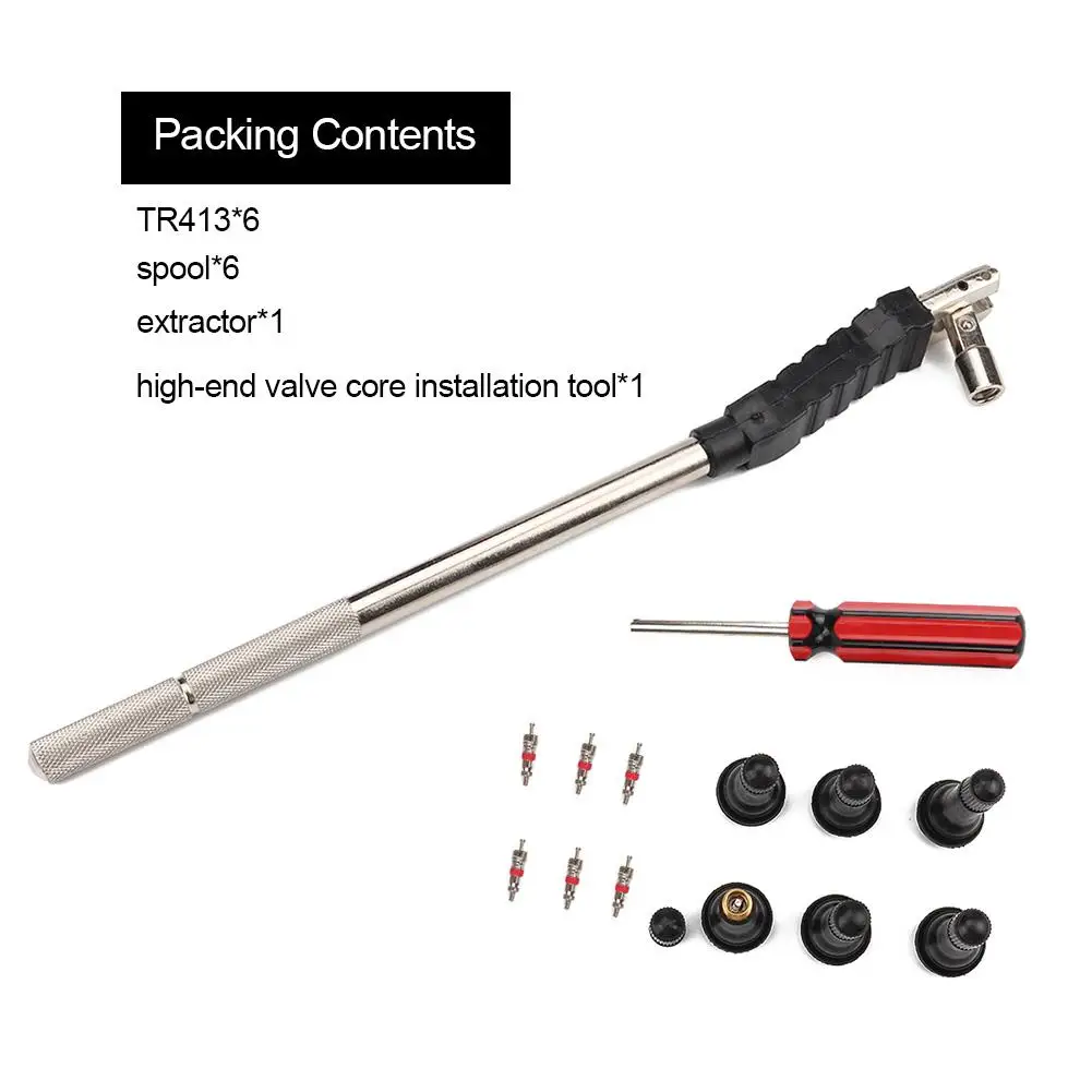 Универсальный монтажный комплект для ремонта шин TR413 клапанный сердечник