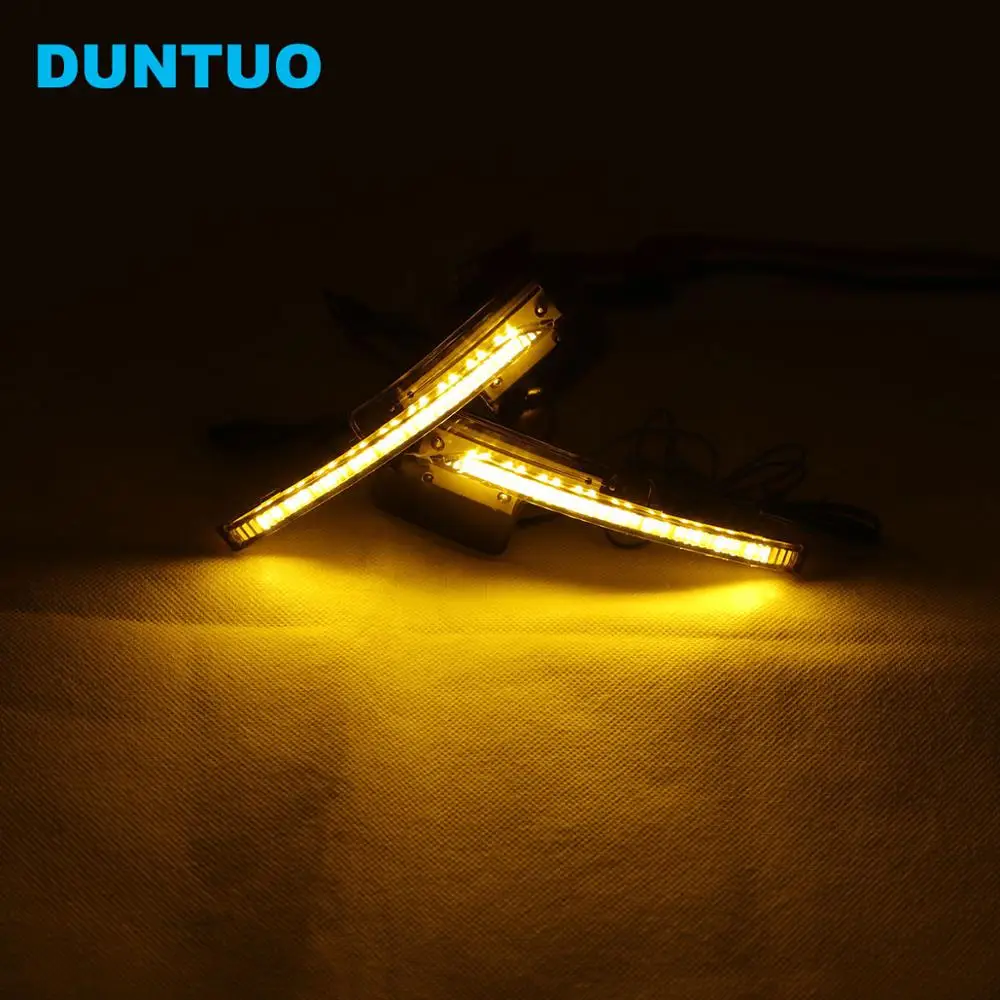 

Revolving Dynamic Rearview Mirror Light Turn Signal Lamp LED Sequential Flowing Running Lights For 2013-2019 Cadillac XTS