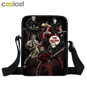 

Killer Rock Mini Messenger Bag Punk Sull Heavy Metal Shoulder Bags Women Handbags Teenage Girls Ladies Crossbody Bags