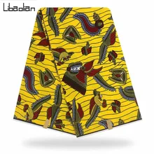 Продлённый дизайн африканская мода настоящий Мягкий воск хлопок Африканский настоящий голландский воск африканская вощеная ткань принтом для платья F912-05