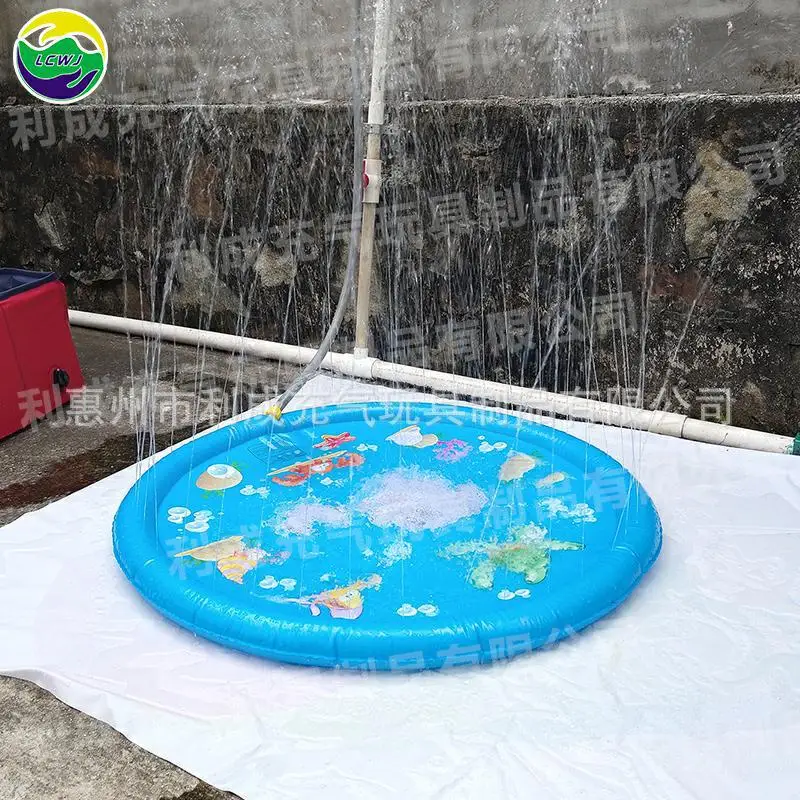 Коврик для распыления воды,, игровой коврик для распыления воды, водная подушка для газона - Цвет: 130CM