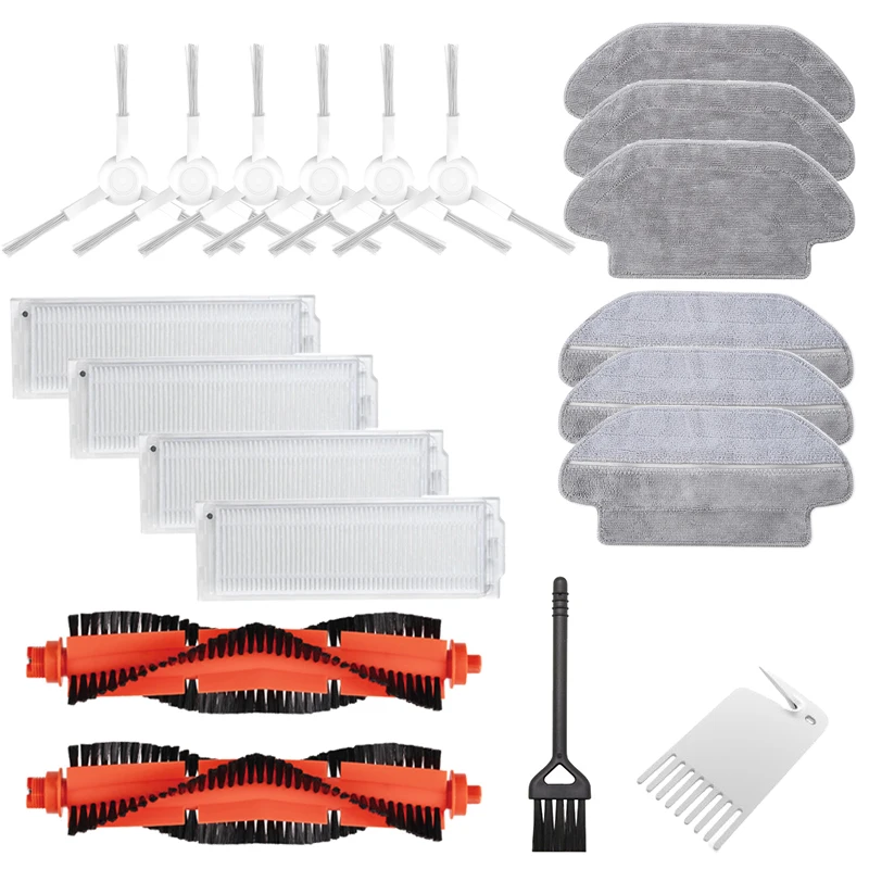 Cepillo Lateral principal Hepa para Xiaomi Mijia Mi Robot aspirador, Pro STYTJ02YM mopa, limpiador robótico para Conga 3290 3490 3690