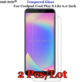 Перейти на Алиэкспресс и купить 2 шт./партия для Coolpad Cool Play 8 Lite 6,0 дюймзакаленное стекло 9H 2.5D Премиум Защитная пленка для экрана Coolpad Cool Play 8 Lite