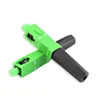 ONTi FTTH SC APC Fast Connector Single-Mode Fiber Optic SC UPC Quick Connector Fiber Optic Fast Adapter Straight Tail ► Photo 3/4
