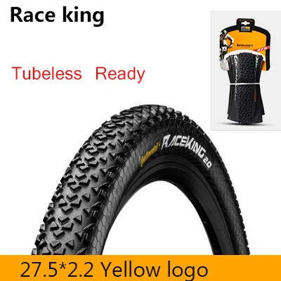 Континентальная 26 27,5 29 2,0 2,2 MTB шина гоночный король велосипедная шина анти прокол 180TPI Складная Шина горный велосипед шины X-King - Цвет: 27.5x2.2 yellow