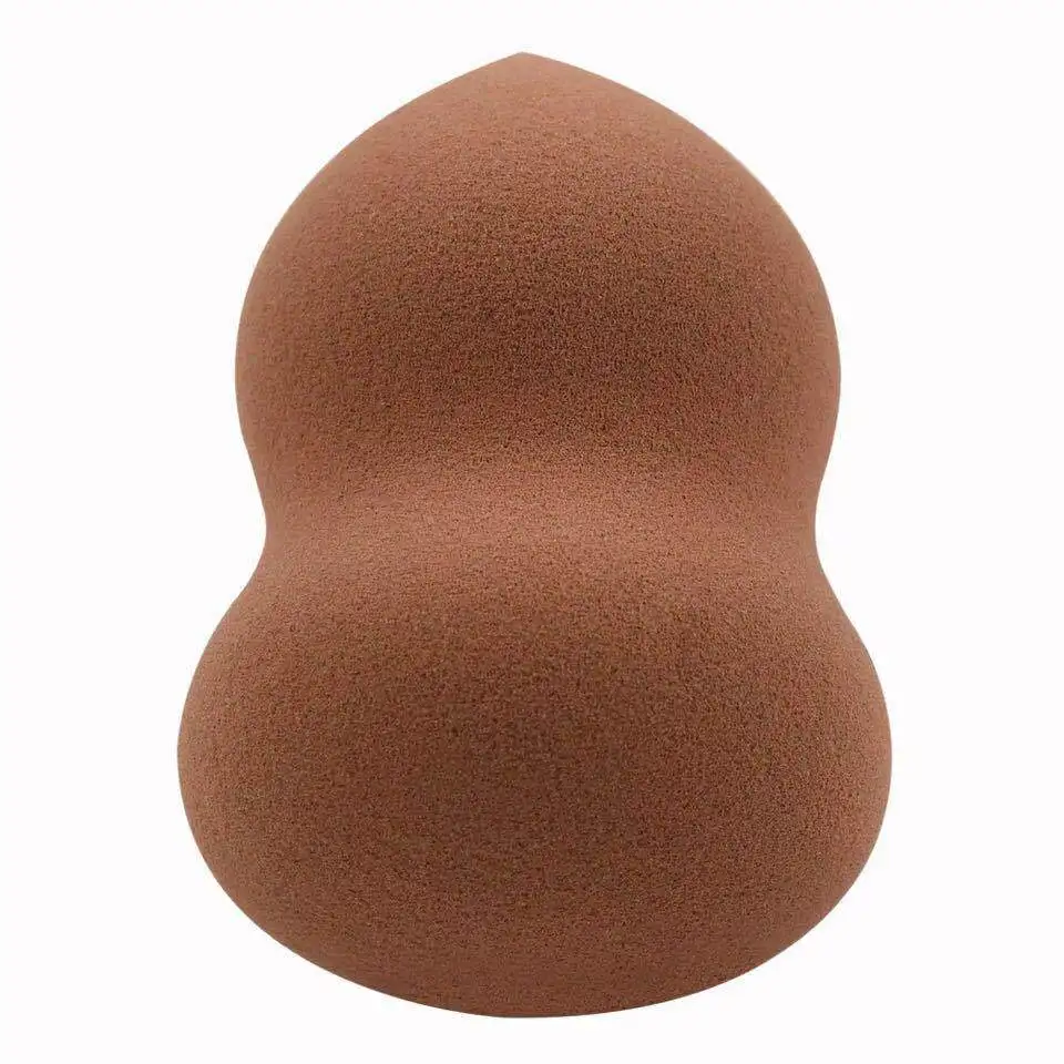 Brown gourd 1 шт. Косметическая пуховка губка для макияжа красота яйцо лицо Жидкая Основа крем макияж Косметическая пудра слойка форма капли воды - Цвет: Brown gourd