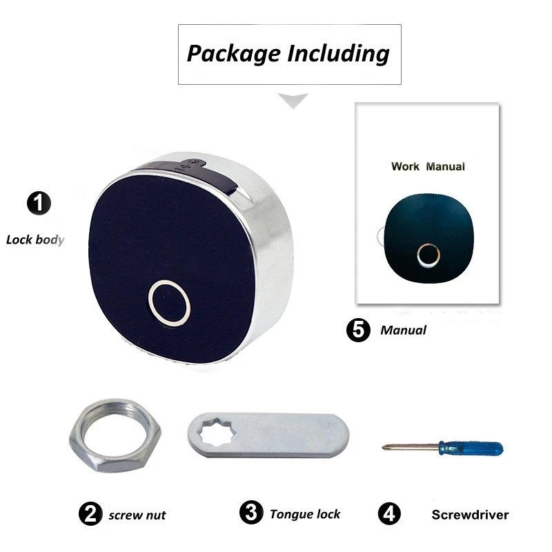 Smart Fingerprint Cabinet Door Lock 9