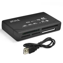 Мини Универсальный многофункциональный USB 2,0 High Speed кард-ридер Plug And Play портативная флеш-память