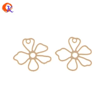 

Cordial Design 100Pcs 26*24MM Jewelry Accessories/Earring Connectors/Flower Shape/Zinc Alloy/DIY/Hand Made/Earring Findings