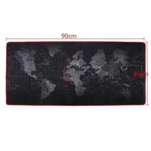 Large Non-Slip Laptop Computer Gaming Game Keyboard World Map Mouse Mat Pad Single side, non-slip design