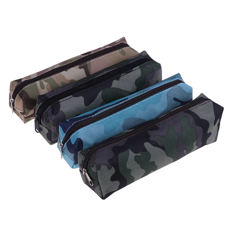 Big Pencil Case Camouflage 4 Color For Boys School Military Style Canvas Pencil Bag Stationery School Supplies