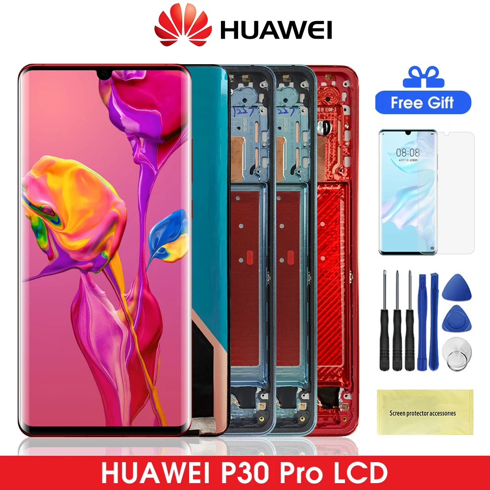 6 47 &quotОригинальный ЖК-дисплей P30 Pro для Huawei с сенсорным экраном дигитайзер в сборе