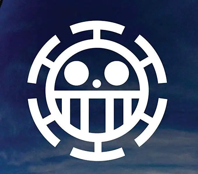 4417ONE Piece аниме логотип скелета клейкая бумага используется в машине ноутбук компьютер планшет ПК скейтборд