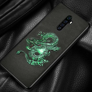 

3D Emboss Genuine Leather Mobile Phone Case for Realme X2 Pro X XT 5 6 Pro Cover For OPPO A5 A9 2020 Reno Ace 4 2 3 Z Find X2