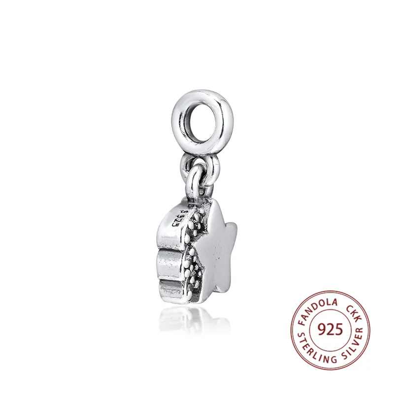 ME серия подходит для браслета Pandora Argent 925 пробы серебро My Shooting Star Висячие Подвески бусины для изготовления ювелирных изделий perles