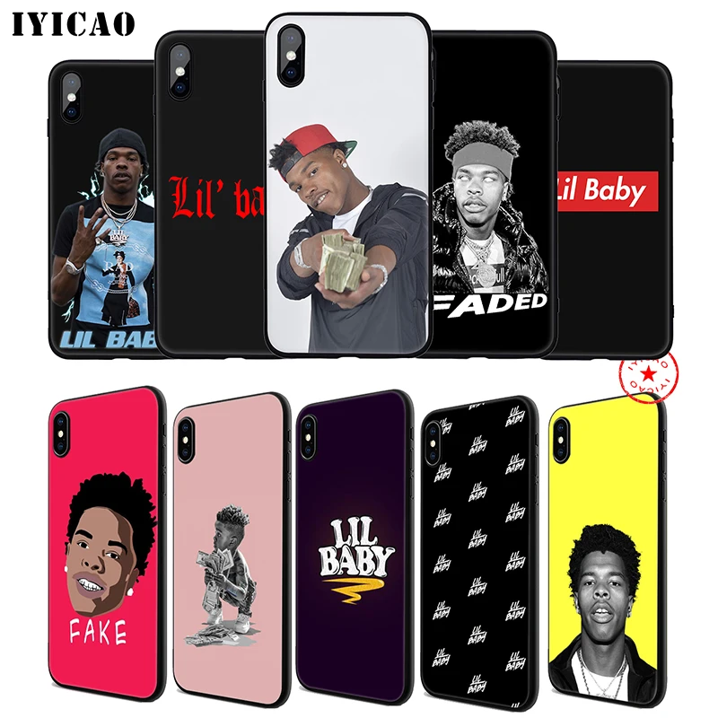 IYICAO Lil мягкий чехол для телефона iPhone 11 Pro XR X XS Max 6 6S 7 8 Plus 5 5S SE силиконовый TPU |
