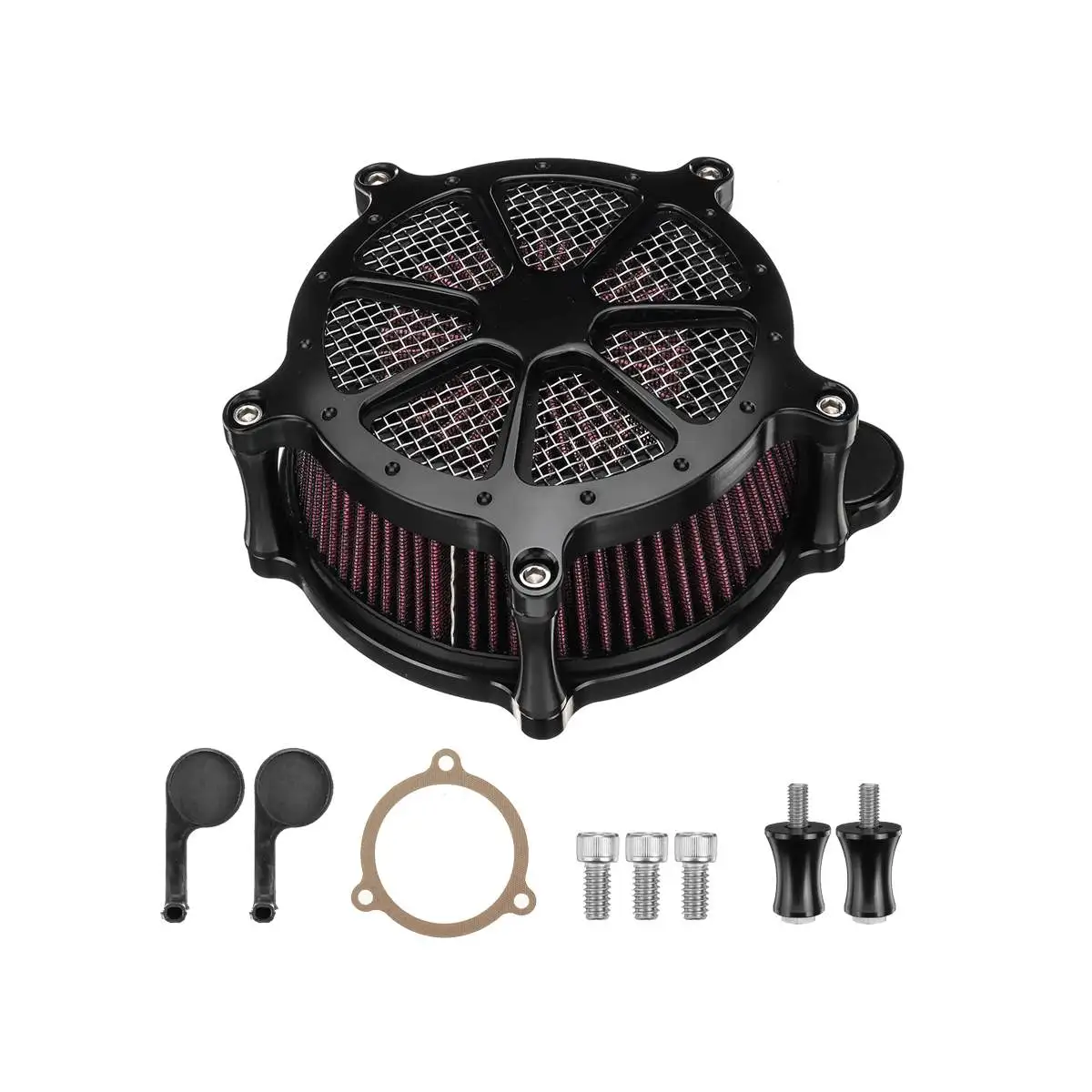 Воздушные фильтры мотоцикла Очиститель фильтр CNC ремесла для Touring Street Glide Road King Sportster 883 1200 Softtail Dyna