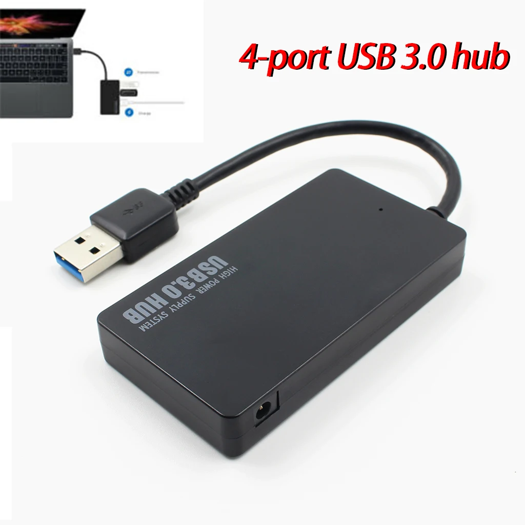 Адаптер USB 3,0 4-Порты и разъёмы док-станция USB делитель док-станция USB чехлы для айфонов 5 5 Гбит/с para ноутбук ПК компьютер концентратор USB