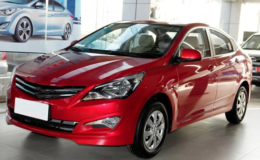 Headlight Assembly For Hyundai Verna 2014 2015 Car Light Assembly DRL Front Car Headlights Auto