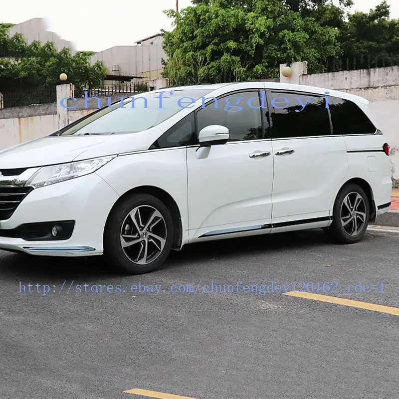 Для Honda Odyssey 20152016 6 шт из нержавеющей стали, обшивка кузова автомобиля, аксессуары для автомобиля, модификация автомобиля