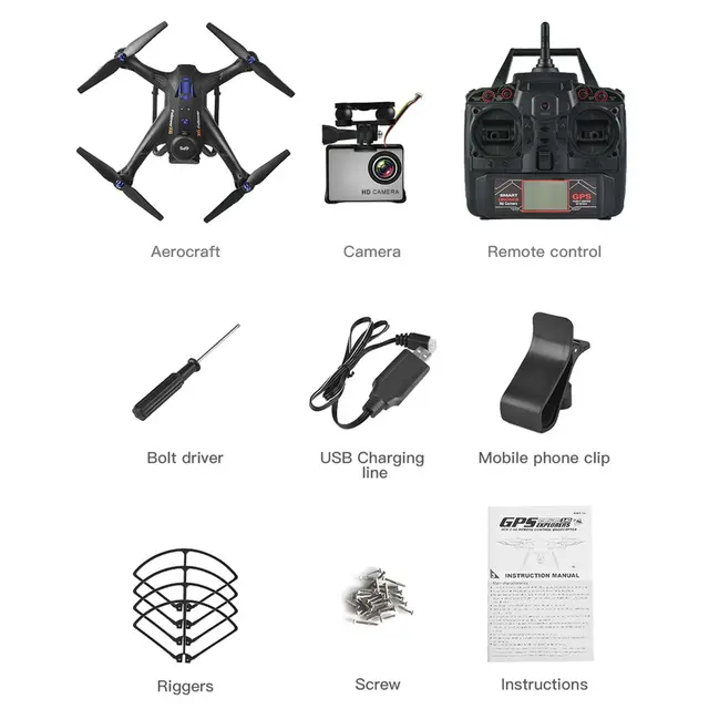 $US $85.34 X183S RC Drone with 1080P 5G Camera Headless Mode Altitude Hold One Key Return Mini Remote Control 