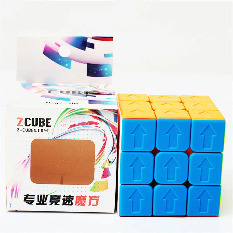 ZCube 3x3x3 Количество стрелы резкая скорость головоломка куб твист тест мозга Развивающие игрушки для детей - Цвет: arrow